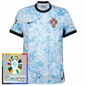 EK 2024 Portugal Uit tenue Korte Mouw Patch