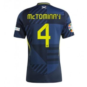 EK 2024 Schotland Scott McTominay #4 Thuis tenue Korte Mouw