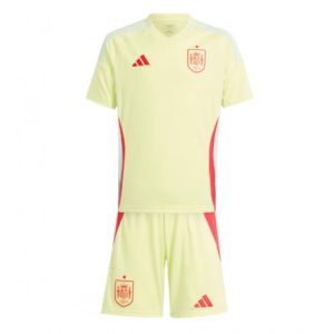 EK 2024 Spanje Uit tenue Kinder Voetbalshirts Korte Mouw (+ Korte broeken)