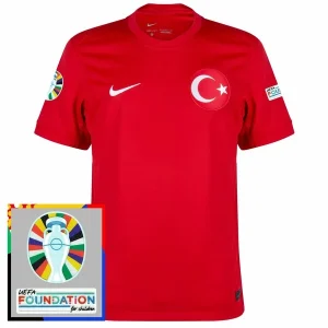 EK 2024 Turkije Uit tenue Korte Mouw Patch