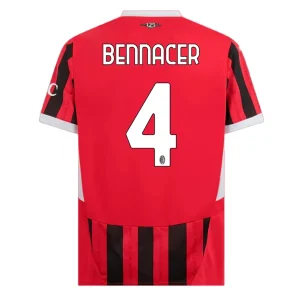 Koop het nieuwste AC Milan 2024/25 Ismael Bennacer #4 Thuis tenue Korte Mouw