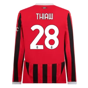 Koop het nieuwste AC Milan 2024/25 Malick Thiaw #28 Thuis tenue Lange Mouw