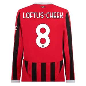 Koop het nieuwste AC Milan 2024/25 Ruben Loftus-Cheek #8 Thuis tenue Lange Mouw