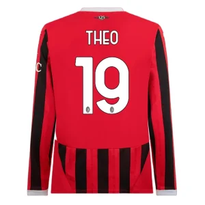 Koop het nieuwste AC Milan 2024/25 Theo Hernandez #19 Thuis tenue Lange Mouw