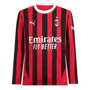 Koop het nieuwste AC Milan 2024/25 Thuis tenue Lange Mouw