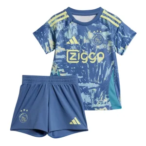 Koop het nieuwste Kinder Ajax 2024/25 Uit tenue Korte Mouw (+ Korte broeken)