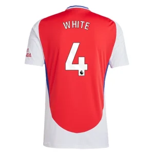 Goedkope Arsenal 2024/25 Ben White #4 Thuis tenue Korte Mouw te koop