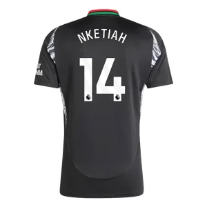 Goedkope Arsenal 2024/25 Eddie Nketiah #14 Uit tenue Korte Mouw te koop