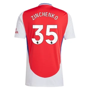 Goedkope Arsenal 2024/25 Oleksandr Zinchenko #35 Thuis tenue Korte Mouw te koop