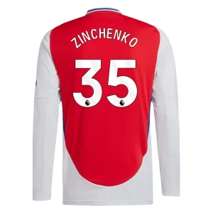 Goedkope Arsenal 2024/25 Oleksandr Zinchenko #35 Thuis tenue Lange Mouw te koop