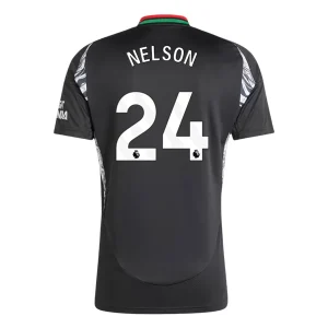 Goedkope Arsenal 2024/25 Reiss Nelson #24 Uit tenue Korte Mouw te koop