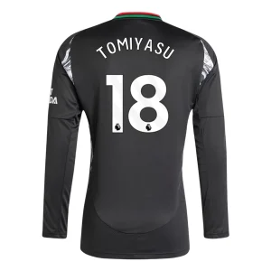 Goedkope Arsenal 2024/25 Takehiro Tomiyasu #18 Uit tenue Lange Mouw te koop