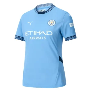 Koop Dames Manchester City 2024/25 Thuis tenue met korte mouwen online