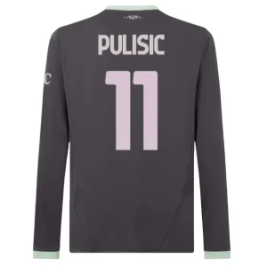 Koop Goedkope AC Milan 2024/25 Christian Pulisic #11 Derde tenue Lange Mouwen Online