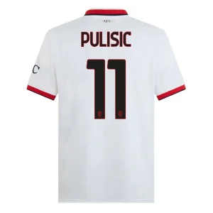 Koop Goedkope AC Milan 2024/25 Christian Pulisic #11 Uit tenue Korte Mouwen Online