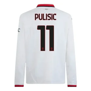 Koop Goedkope AC Milan 2024/25 Christian Pulisic #11 Uit tenue Lange Mouwen Online