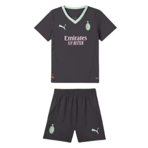 Koop Goedkope AC Milan 2024/25 Derde tenue Kinder Korte Mouw (+ Korte broeken)