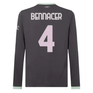 Koop Goedkope AC Milan 2024/25 Ismael Bennacer #4 Derde tenue Lange Mouwen Online