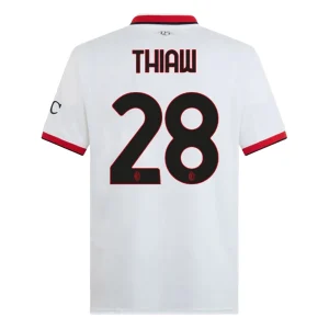 Koop Goedkope AC Milan 2024/25 Malick Thiaw #28 Uit tenue Korte Mouwen Online