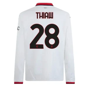 Koop Goedkope AC Milan 2024/25 Malick Thiaw #28 Uit tenue Lange Mouwen Online