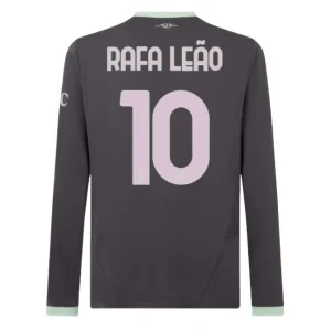 Koop Goedkope AC Milan 2024/25 Rafael Leao #10 Derde tenue Lange Mouwen Online