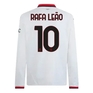 Koop Goedkope AC Milan 2024/25 Rafael Leao #10 Uit tenue Lange Mouwen Online