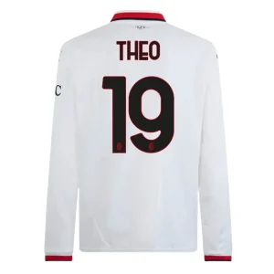 Koop Goedkope AC Milan 2024/25 Theo Hernandez #19 Uit tenue Lange Mouwen Online