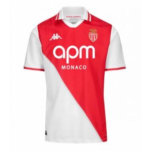 Koop Goedkope AS Monaco 2024/25 Thuis tenue Korte Mouwen Online