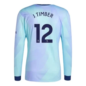 Koop Goedkope Arsenal 2024/25 Jurrien Timber #12 Derde tenue Lange Mouwen Online