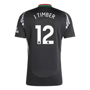 Koop Goedkope Arsenal 2024/25 Jurrien Timber #12 Uit tenue Korte Mouwen Online