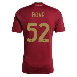 Koop Goedkope As Roma 2024/25 Edoardo Bove #52 Thuis tenue Korte Mouwen Online