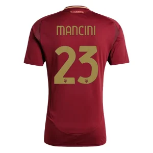 Koop Goedkope As Roma 2024/25 Gianluca Mancini #23 Thuis tenue Korte Mouwen Online