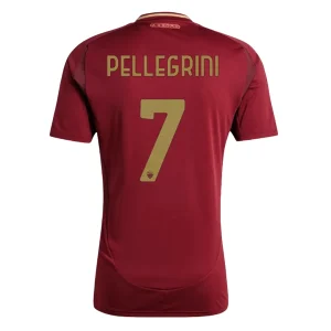 Koop Goedkope As Roma 2024/25 Lorenzo Pellegrini #7 Thuis tenue Korte Mouwen Online