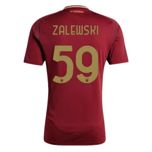 Koop Goedkope As Roma 2024/25 Nicola Zalewski #59 Thuis tenue Korte Mouwen Online