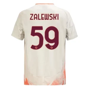 Koop Goedkope As Roma 2024/25 Nicola Zalewski #59 Uit tenue Korte Mouwen Online