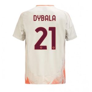 Koop Goedkope As Roma 2024/25 Paulo Dybala #21 Uit tenue Korte Mouwen Online