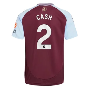 Koop Goedkope Aston Villa 2024/25 Matty Cash #2 Thuis tenue Korte Mouwen Online