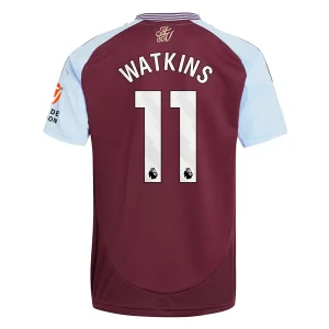 Koop Goedkope Aston Villa 2024/25 Ollie Watkins #11 Thuis tenue Korte Mouwen Online