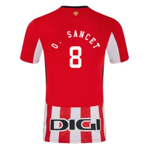 Koop Goedkope Athletic Bilbao 2024/25 Oihan Sancet #8 Thuis tenue Korte Mouwen Online