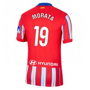 Koop Goedkope Atletico Madrid 2024/25 Alvaro Morata #19 Thuis tenue Korte Mouwen Online