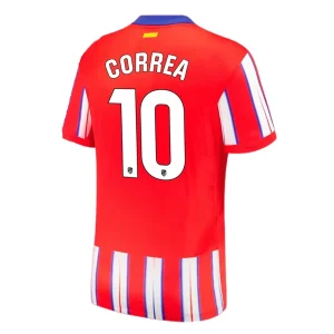 Koop Goedkope Atletico Madrid 2024/25 Angel Correa #10 Thuis tenue Korte Mouwen Online