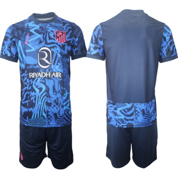 Koop Goedkope Atletico Madrid 2024/25 Derde tenue Korte Mouw (+ Korte broeken) Online