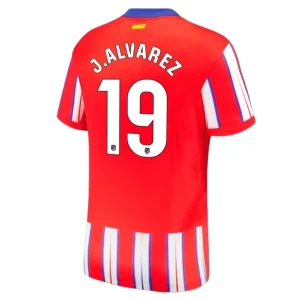 Koop Goedkope Atletico Madrid 2024/25 Julián Alvarez #19 Thuis tenue Korte Mouwen Online