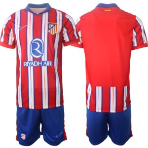 Koop Goedkope Atletico Madrid 2024/25 Thuis tenue Korte Mouw (+ Korte broeken) Online