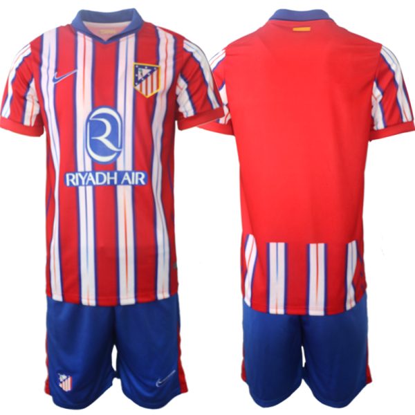 Koop Goedkope Atletico Madrid 2024/25 Thuis tenue Korte Mouw (+ Korte broeken) Online