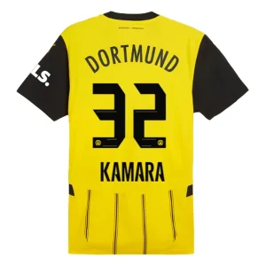 Koop Goedkope BVB Borussia Dortmund 2024/25 Abdoulaye Kamara #32 Thuis tenue Korte Mouwen Online