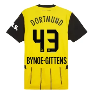 Koop Goedkope BVB Borussia Dortmund 2024/25 Jamie Bynoe-Gittens #43 Thuis tenue Korte Mouwen Online