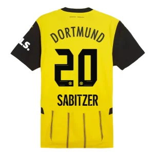 Koop Goedkope BVB Borussia Dortmund 2024/25 Marcel Sabitzer #20 Thuis tenue Korte Mouwen Online