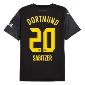 Koop Goedkope BVB Borussia Dortmund 2024/25 Marcel Sabitzer #20 Uit tenue Korte Mouwen Online