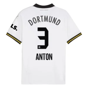 Koop Goedkope BVB Borussia Dortmund 2024/25 Waldemar Anton #3 Derde tenue Korte Mouwen Online